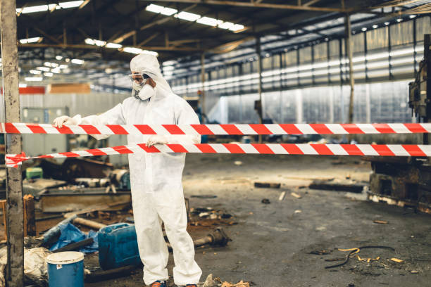 Professional Biohazard technician working in Riverside, MD